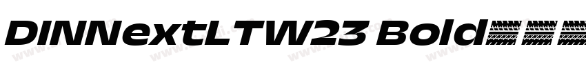 DINNextLTW23 Bold字体转换